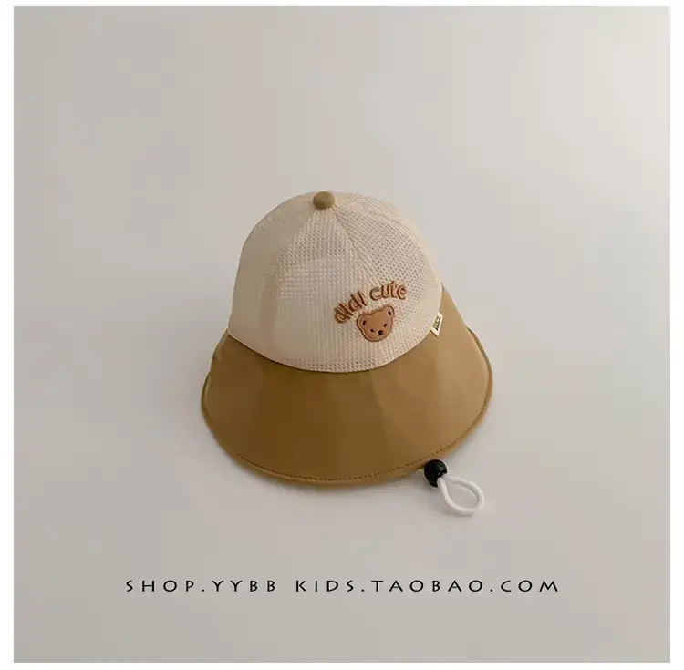 Kids Anti-Ultraviolet Mesh Cap with Duck Tongue Design — feature 14