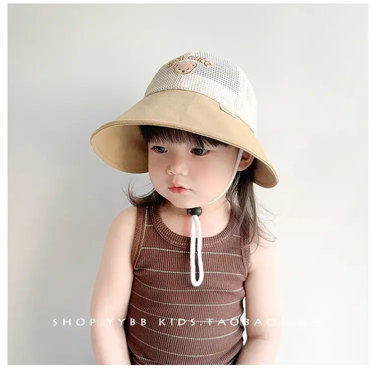 Kids Anti-Ultraviolet Mesh Cap with Duck Tongue Design — feature 2