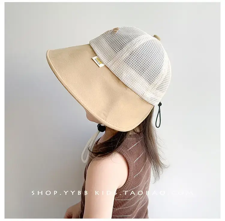 Kids Anti-Ultraviolet Mesh Cap with Duck Tongue Design — feature 3