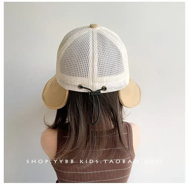 Kids Anti-Ultraviolet Mesh Cap with Duck Tongue Design — feature 4