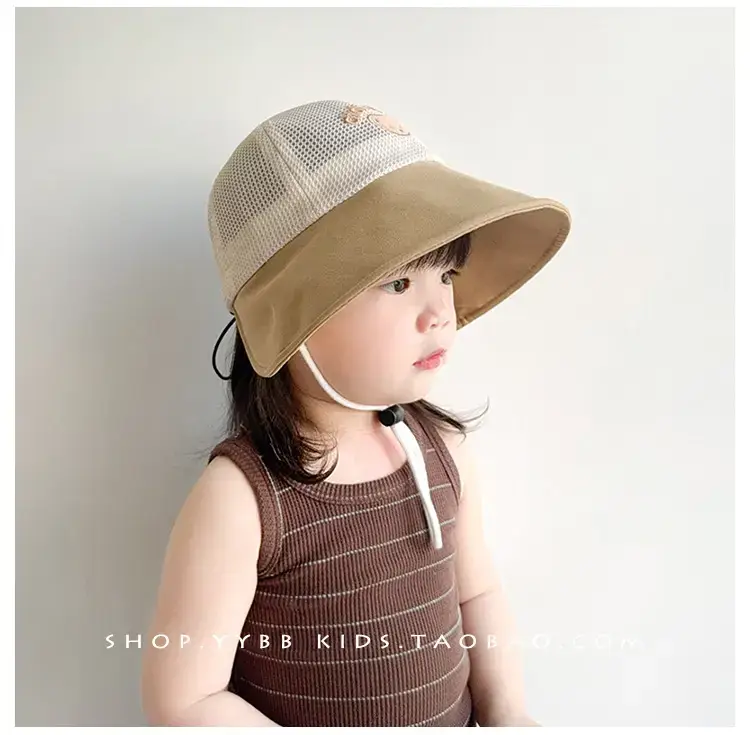 Kids Anti-Ultraviolet Mesh Cap with Duck Tongue Design — feature 6