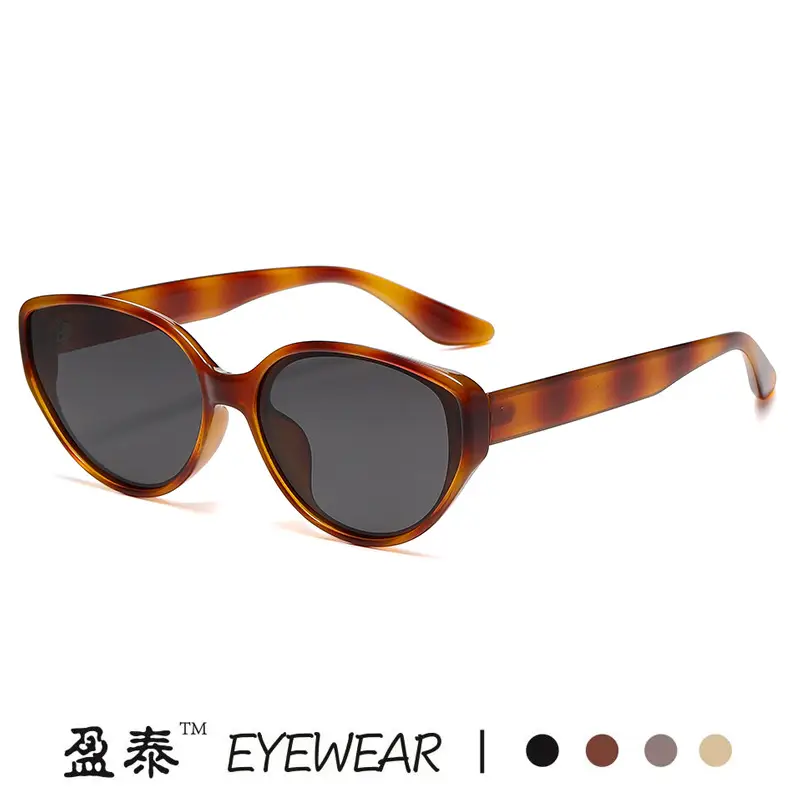 Women's Black Cat's Eye Sunglasses with UV400 - Image 7
