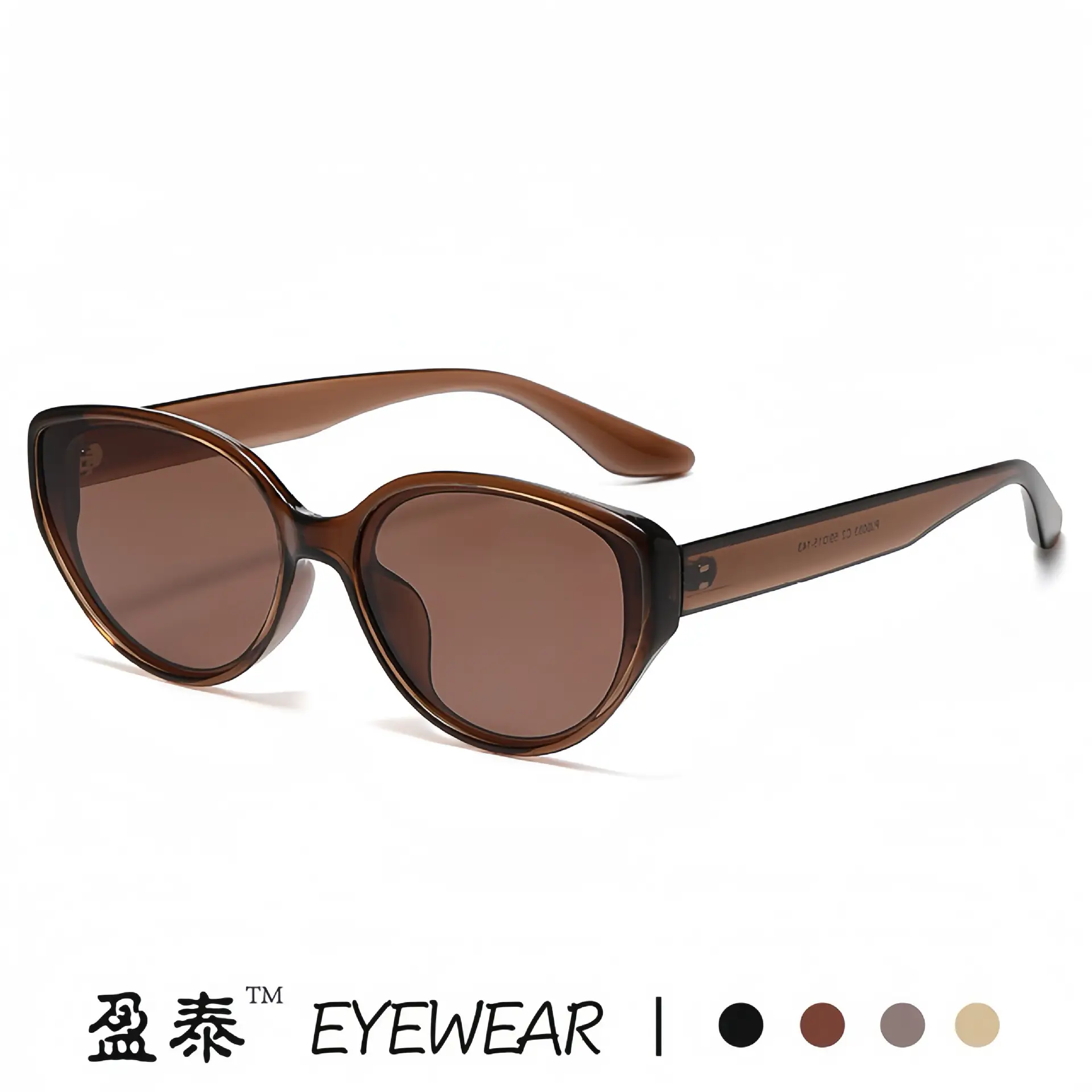 Women's Black Cat's Eye Sunglasses with UV400 - Image 8