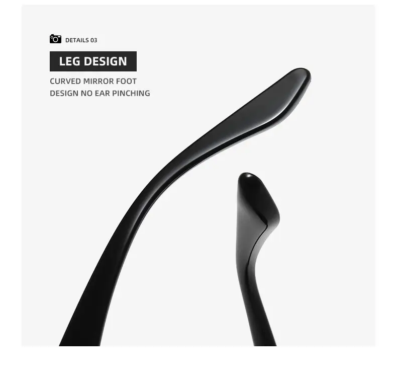 Women's Black Cat's Eye Sunglasses with UV400 — feature 21