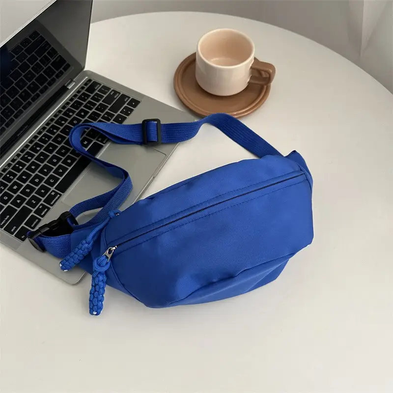 Blue Waist Bag Women's Messenger 2024 New - Image 10