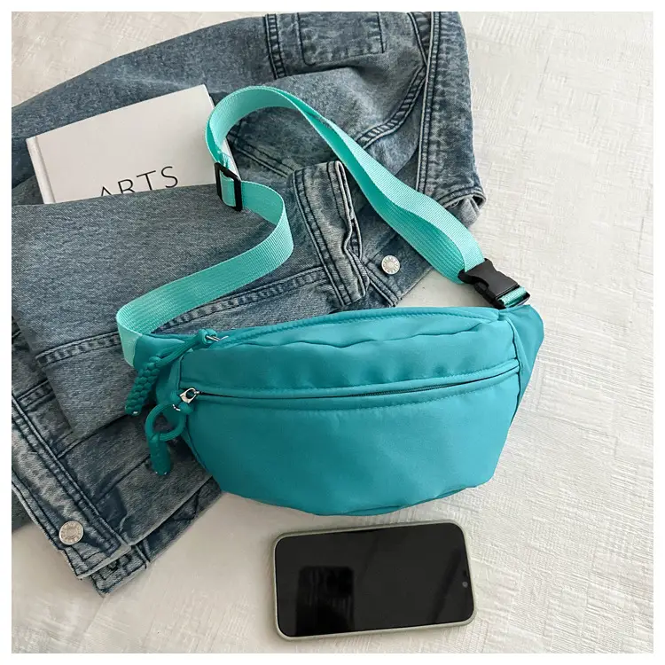 Blue Waist Bag Women's Messenger 2024 New — feature 14