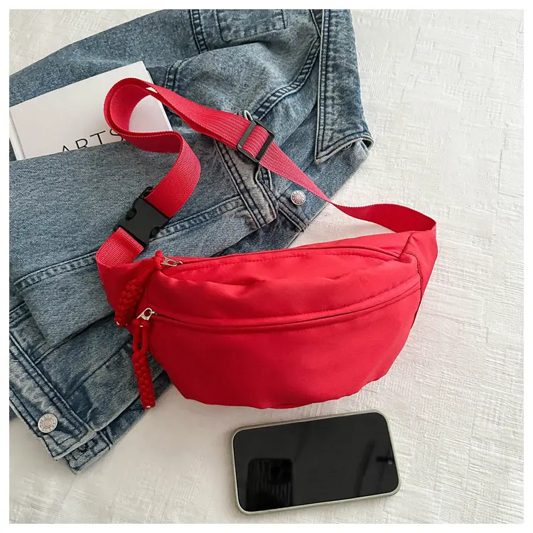 Blue Waist Bag Women's Messenger 2024 New — feature 3