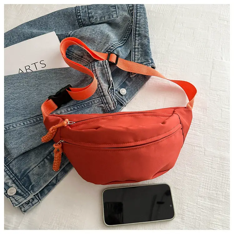 Blue Waist Bag Women's Messenger 2024 New - Image 4