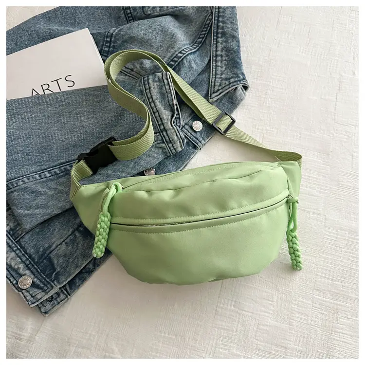 Blue Waist Bag Women's Messenger 2024 New - Image 5