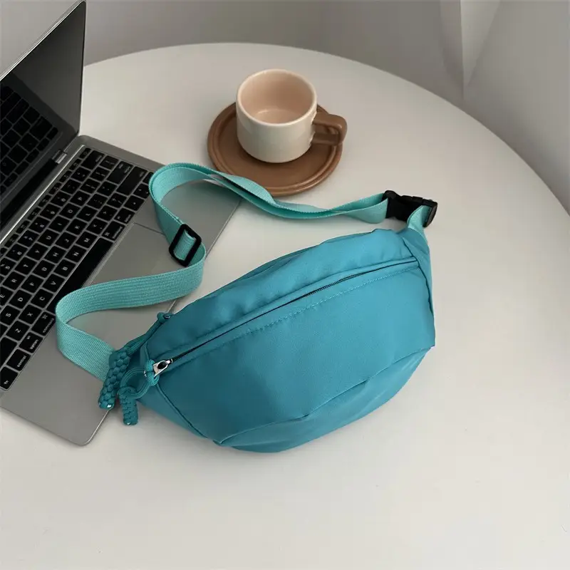 Blue Waist Bag Women's Messenger 2024 New - Image 7