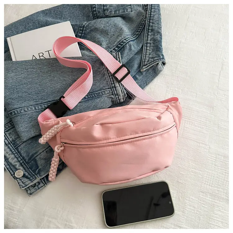 Blue Waist Bag Women's Messenger 2024 New - Image 8