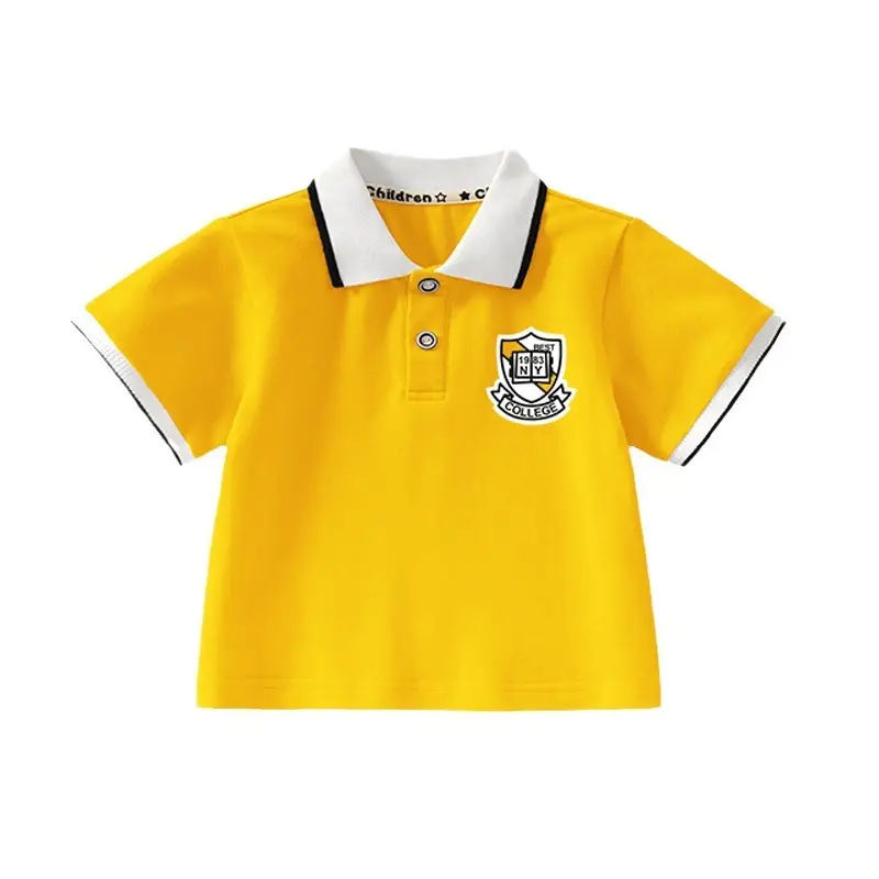 Doromondo Boys Yellow Polo Shirt Small Medium