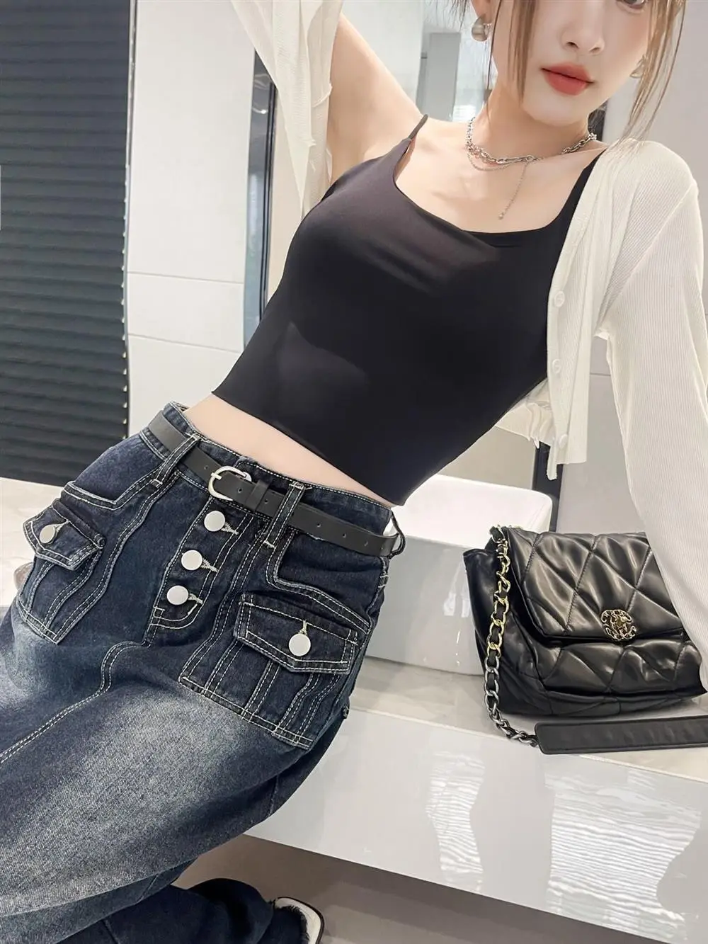 702 Clothes Hanger Live Explosions Sling Vest with Chest Pad Integrated Cup Beautiful Back Adjustable Shoulder Strap Base Underwear — feature 21
