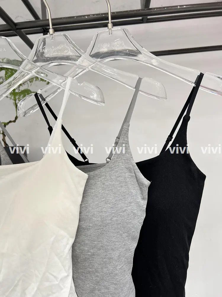 702 Clothes Hanger Live Explosions Sling Vest with Chest Pad Integrated Cup Beautiful Back Adjustable Shoulder Strap Base Underwear — feature 8