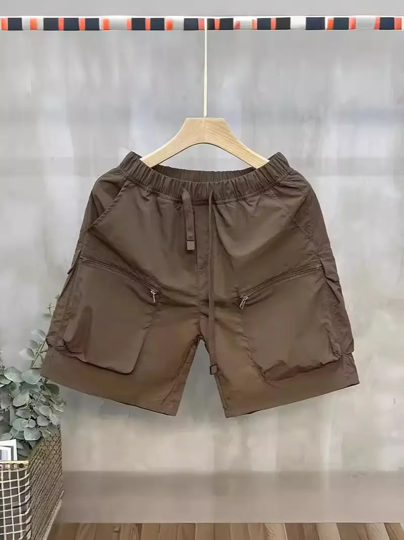 Men Japanese Work Shorts Black Quick-Drying - Image 10