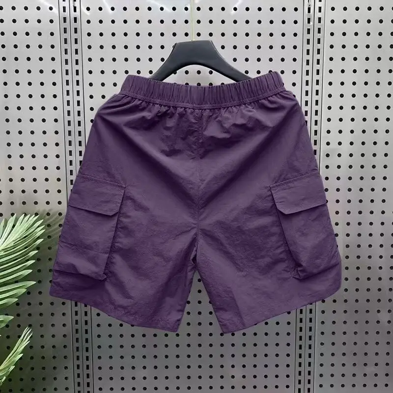 Men Japanese Work Shorts Black Quick-Drying — feature 5
