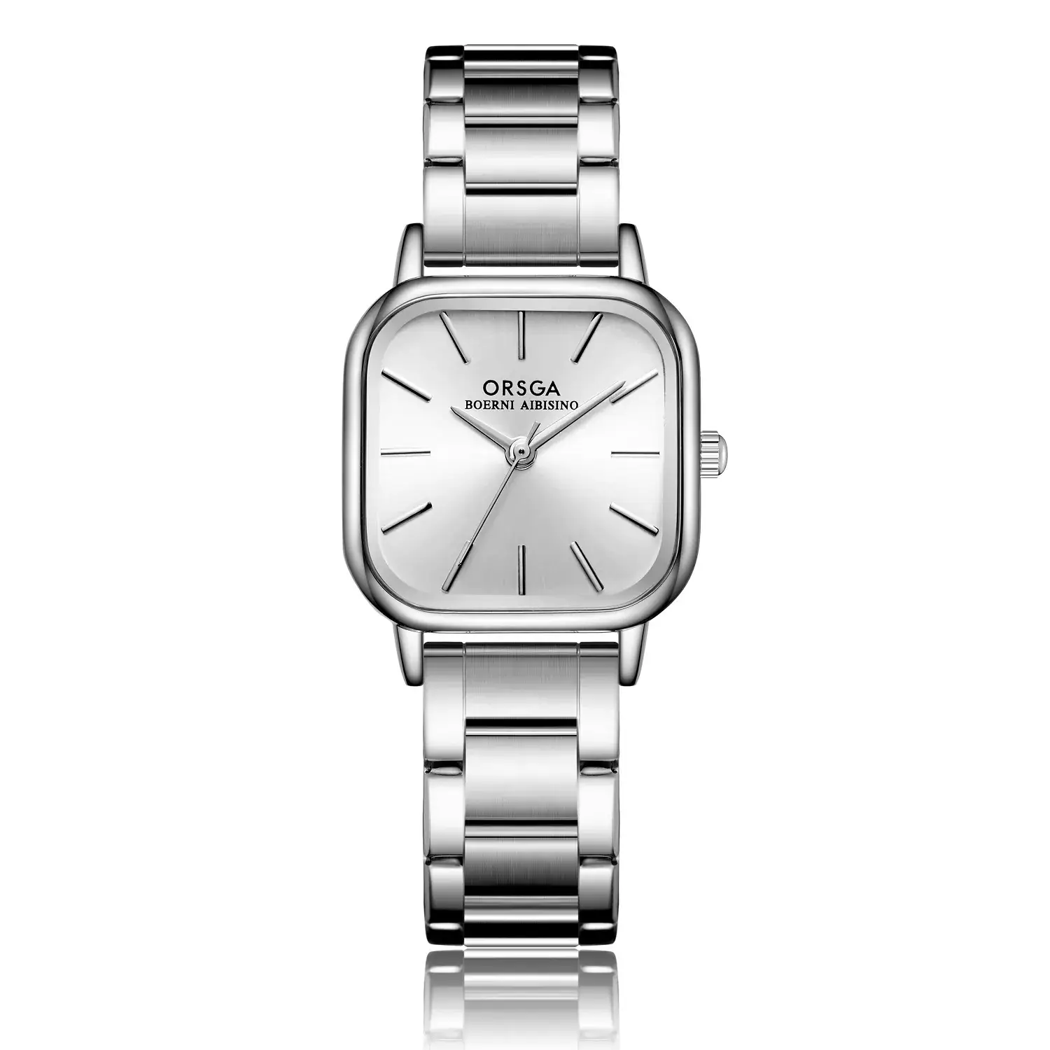Oshga Women's Green Square Watch Quartz Stainless Steel - Image 2