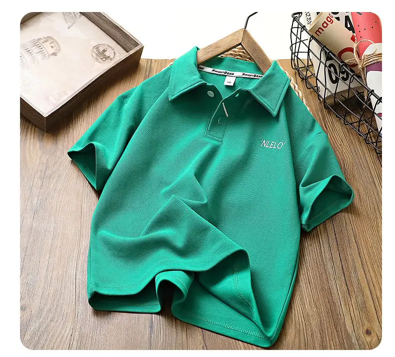 Black Polo Shirt for Boys Summer Casual Wear — feature 15