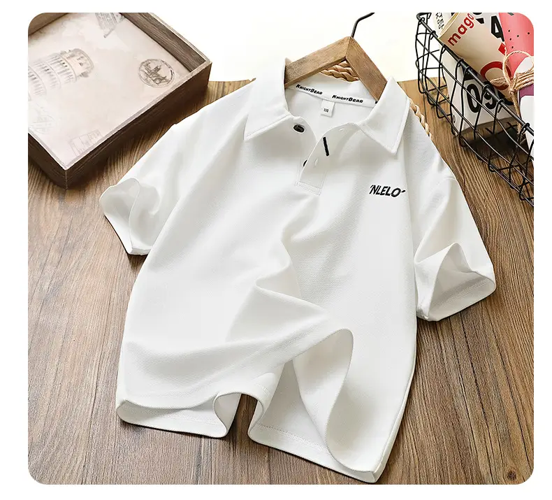 Black Polo Shirt for Boys Summer Casual Wear — feature 18
