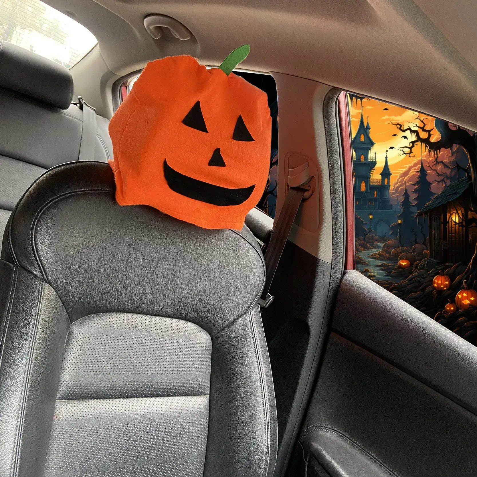 Halloween Pumpkin Hat Orange Non-Woven Holiday Decor