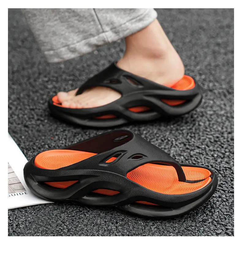 Men's Green Cross-Border Flip-Flops Large Size — feature 18