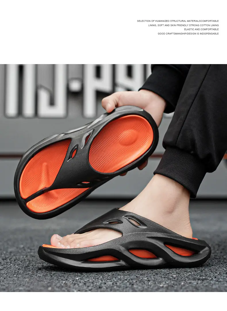 Men's Green Cross-Border Flip-Flops Large Size — feature 19
