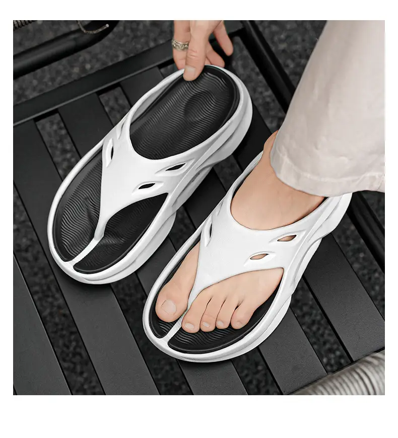 Men's Green Cross-Border Flip-Flops Large Size — feature 23