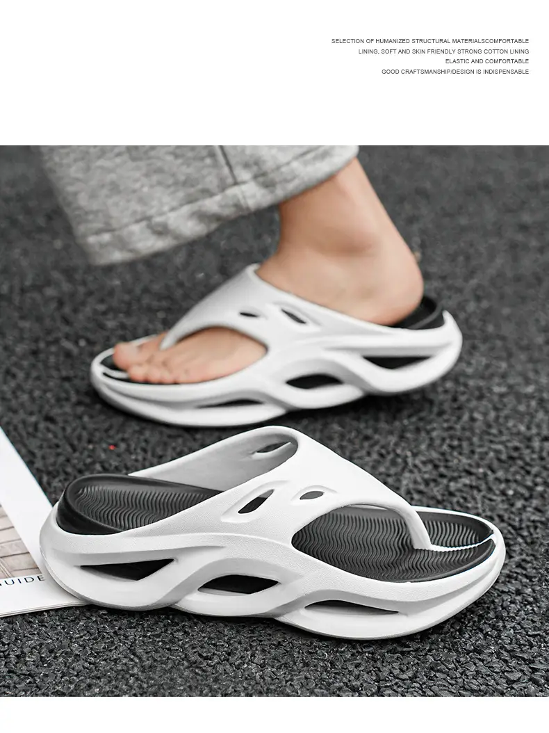 Men's Green Cross-Border Flip-Flops Large Size — feature 24