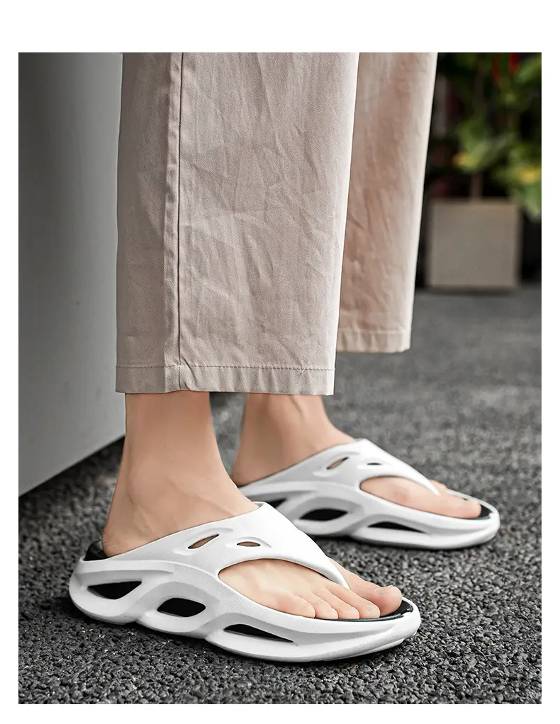 Men's Green Cross-Border Flip-Flops Large Size — feature 25