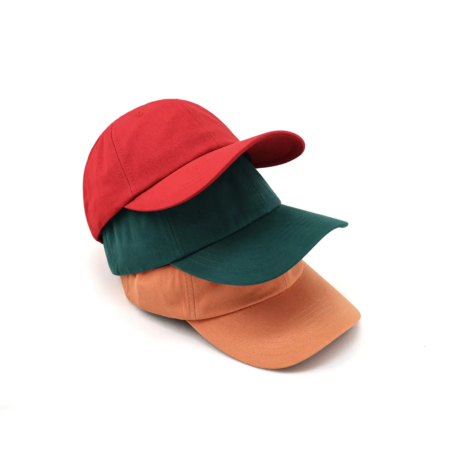 Women Green Baseball Cap Adjustable Summer Sun Protection