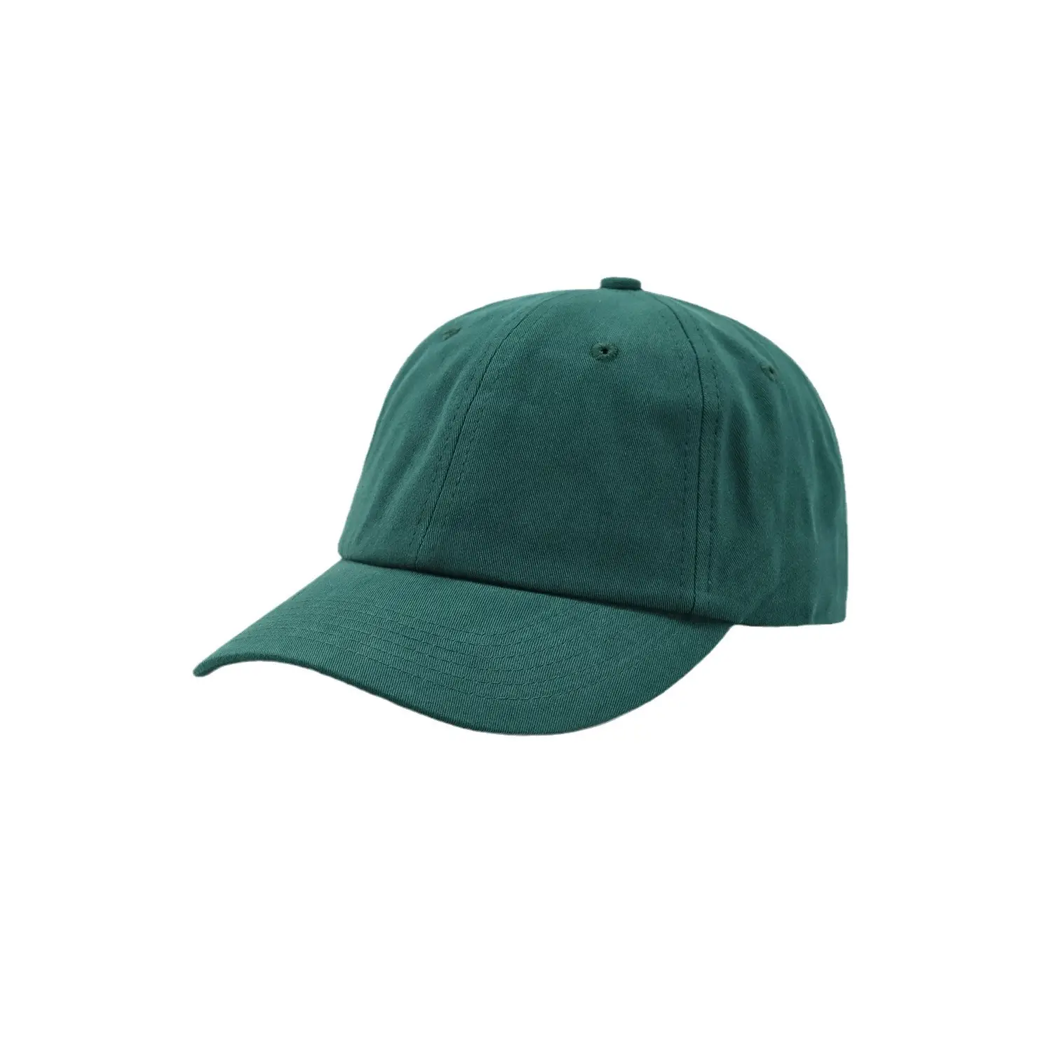 Women Green Baseball Cap Adjustable Summer Sun Protection