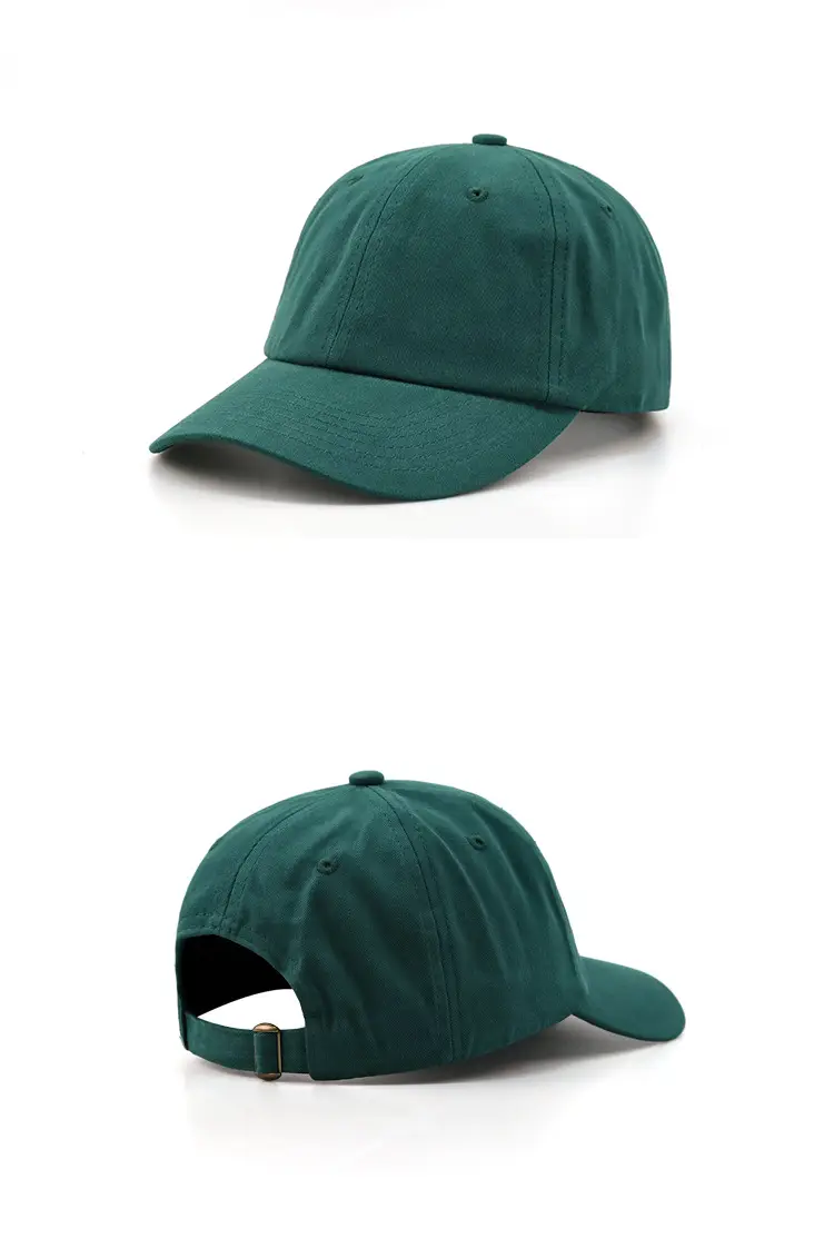 Women Green Baseball Cap Adjustable Summer Sun Protection — feature 9
