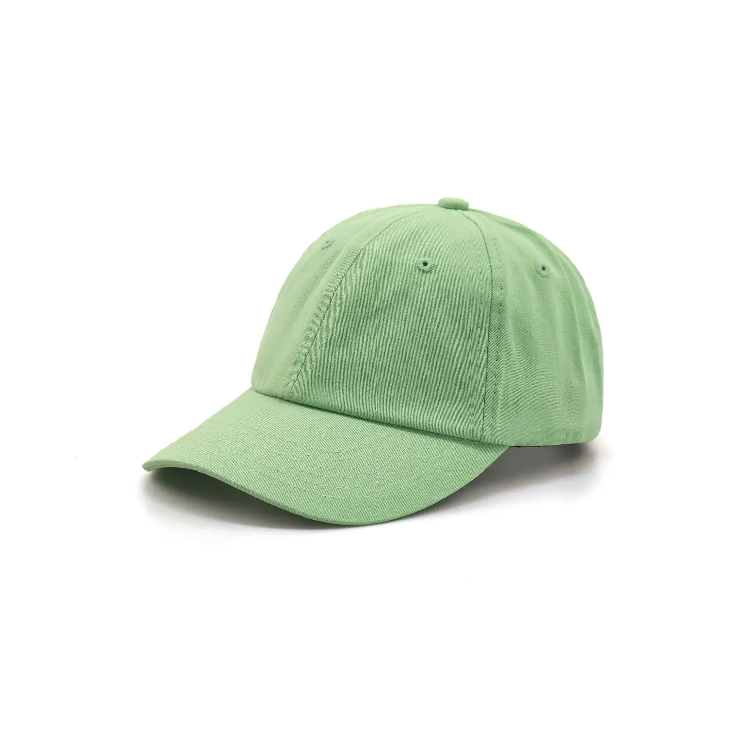 Women Green Baseball Cap Adjustable Summer Sun Protection