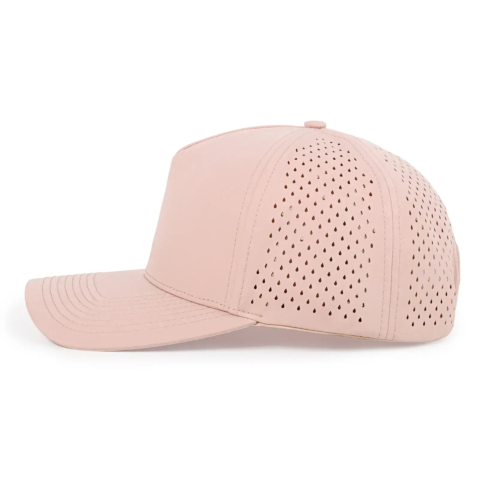 Women's Pink Laser Punched Sunscreen Cap - Image 19