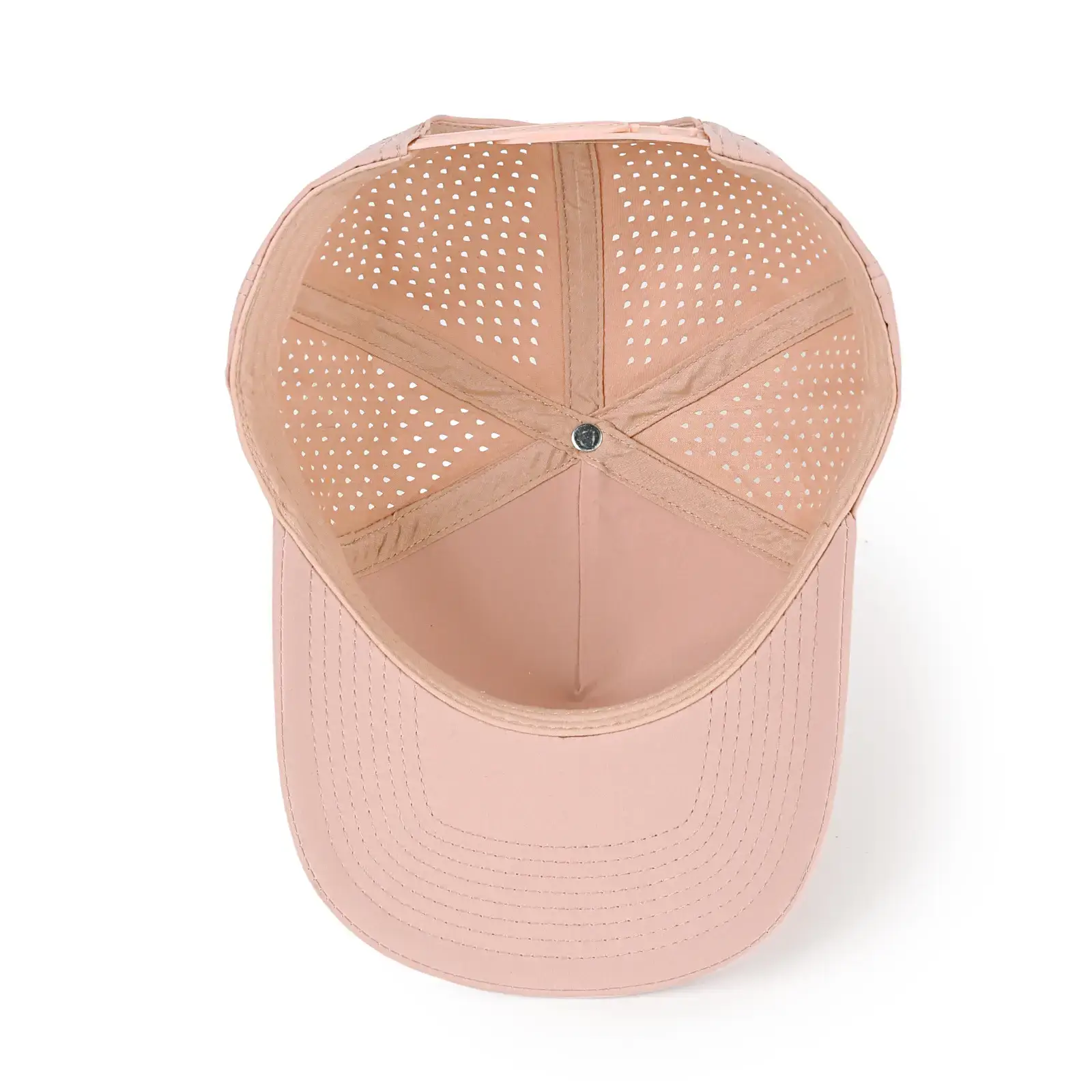 Women's Pink Laser Punched Sunscreen Cap - Image 21