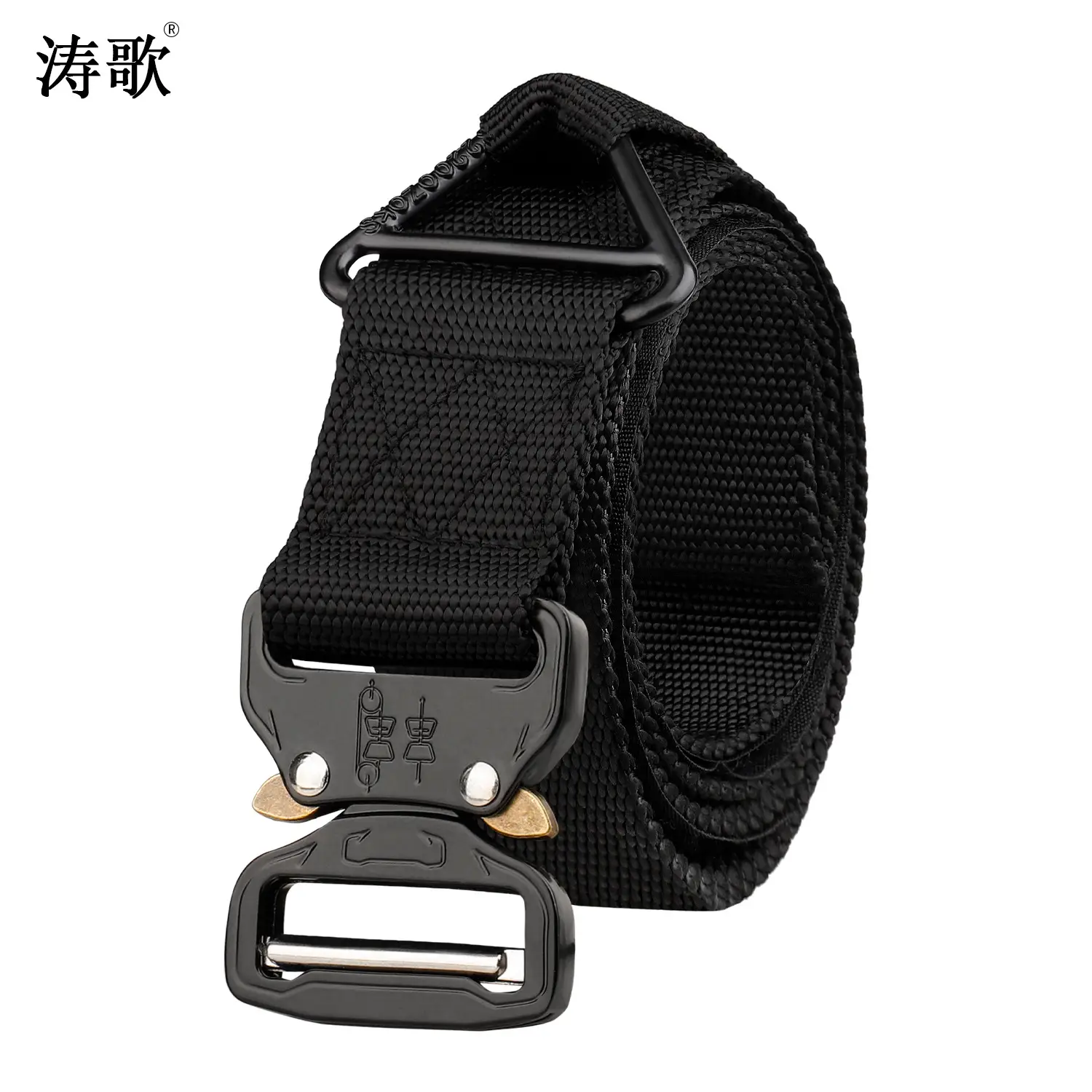Men's Tactical Nylon Belt Cobra Drop Board Black Green