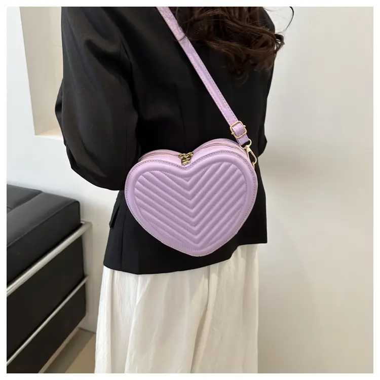Textured Heart Bag for Women Shoulder Crossbody 2024 — feature 19