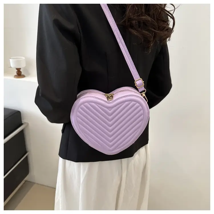 Textured Heart Bag for Women Shoulder Crossbody 2024 — feature 20