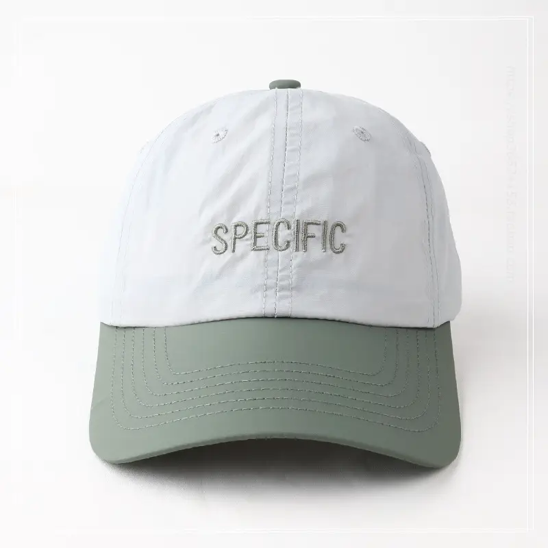 Men's Grey Specific Embroidered Baseball Cap - Image 12