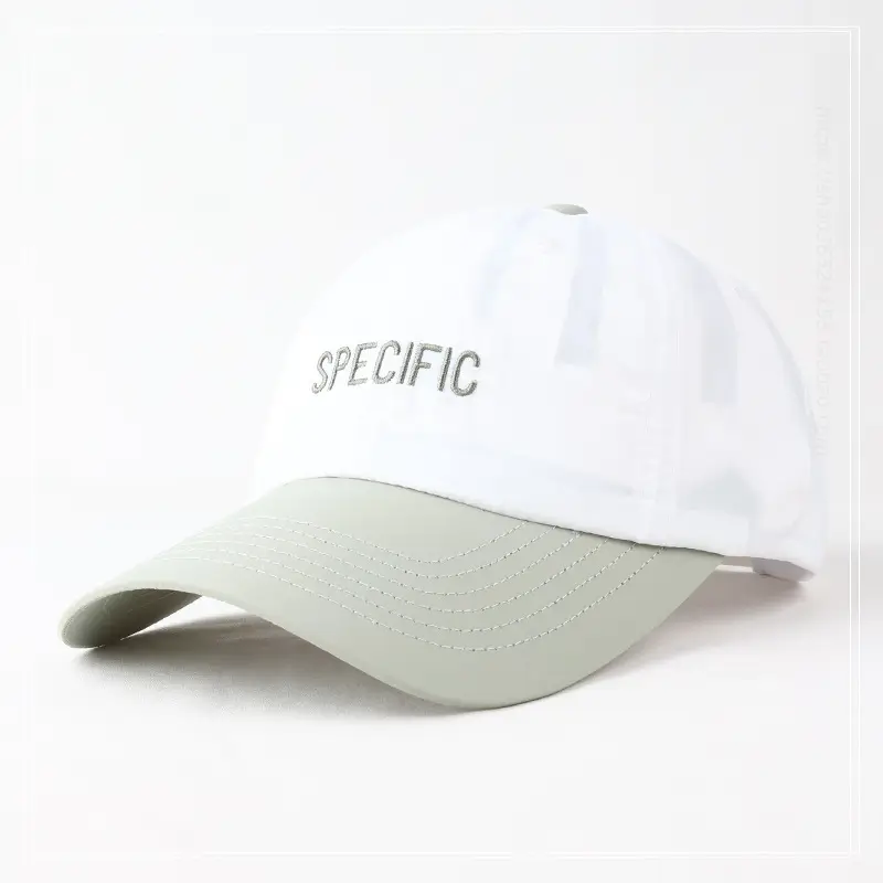 Men's Grey Specific Embroidered Baseball Cap — feature 1