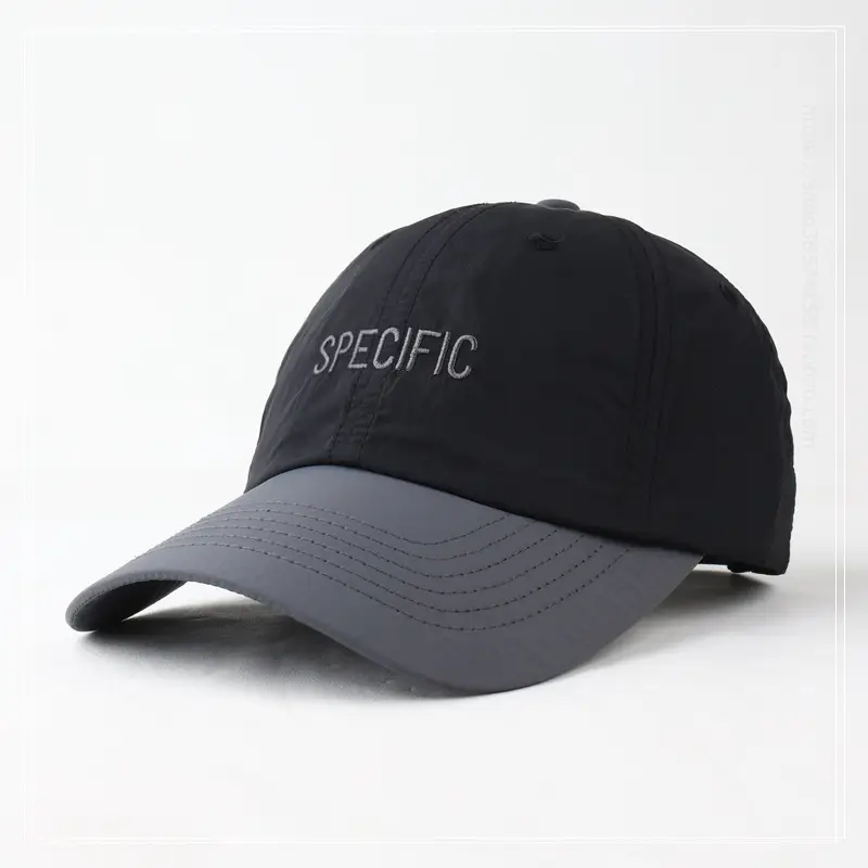 Men's Grey Specific Embroidered Baseball Cap — feature 4