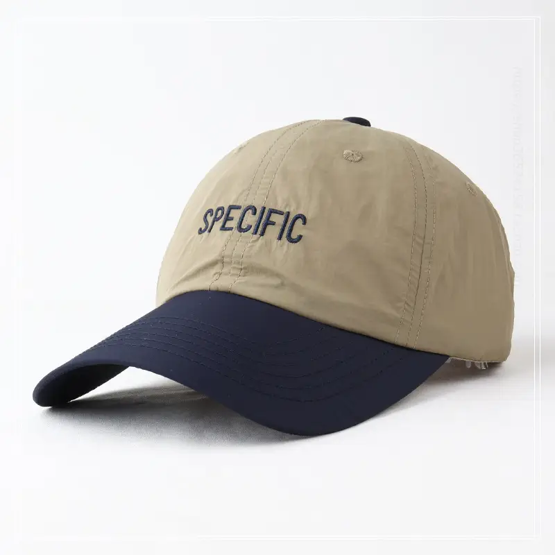 Men's Grey Specific Embroidered Baseball Cap — feature 5