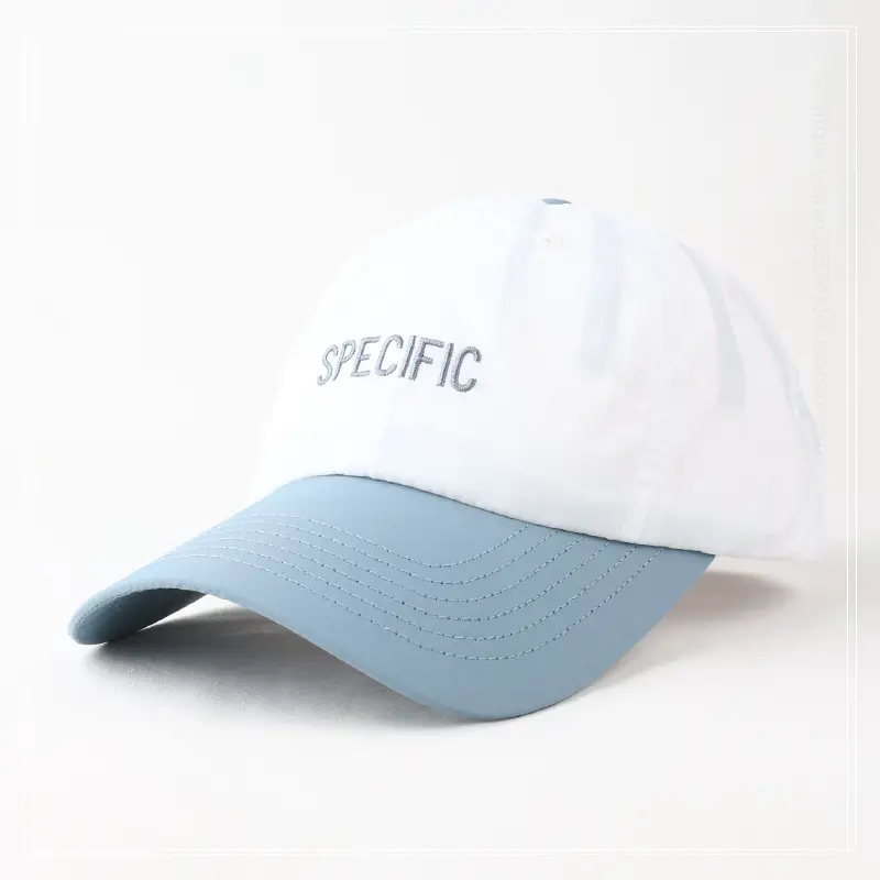 Men's Grey Specific Embroidered Baseball Cap — feature 6