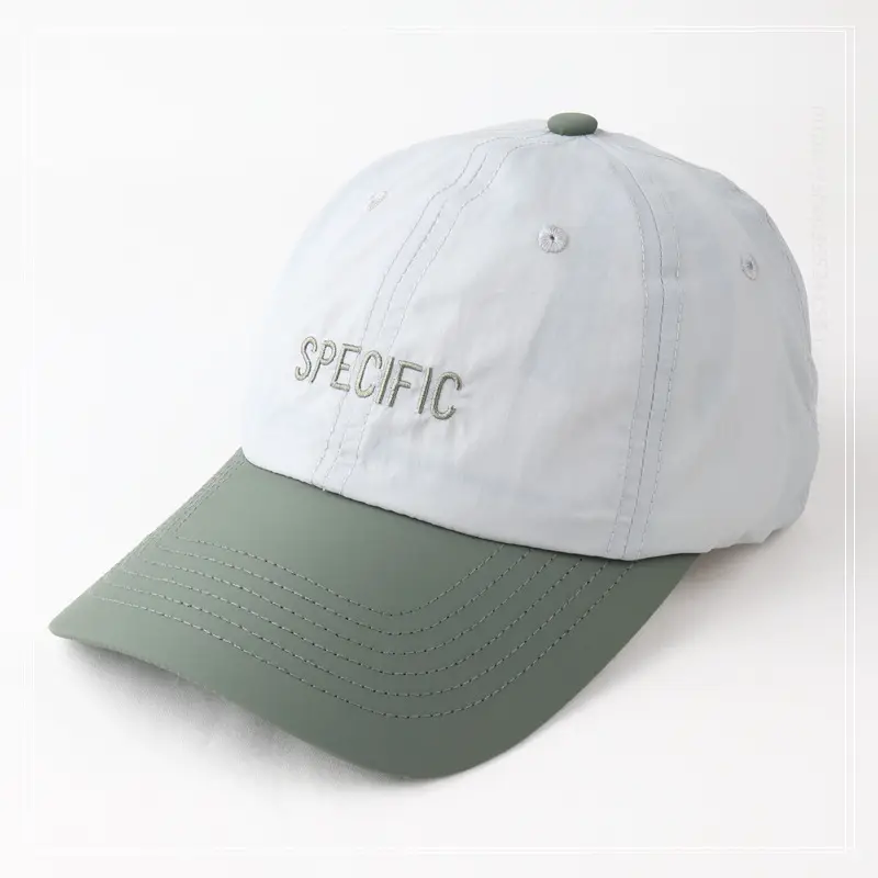 Men's Grey Specific Embroidered Baseball Cap — feature 8