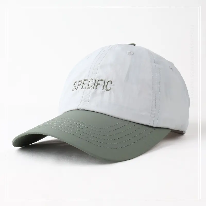 Men's Grey Specific Embroidered Baseball Cap - Image 4