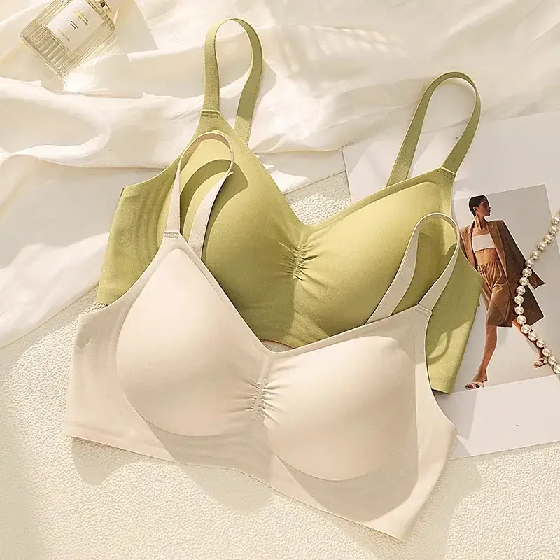 Women's Traceless Bra Summer Non-Sagging Chest Gathering - Image 8
