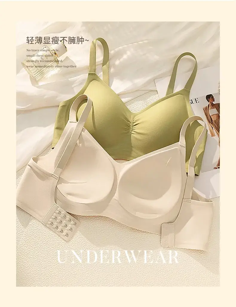 Women's Traceless Bra Summer Non-Sagging Chest Gathering — feature 23