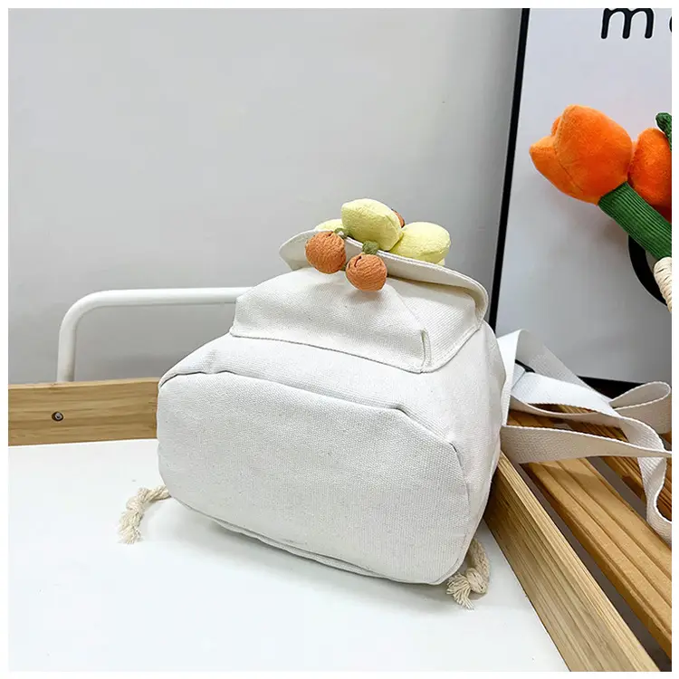 Women's Flower Drawstring Crossbody Bag Canvas 2024 — feature 43