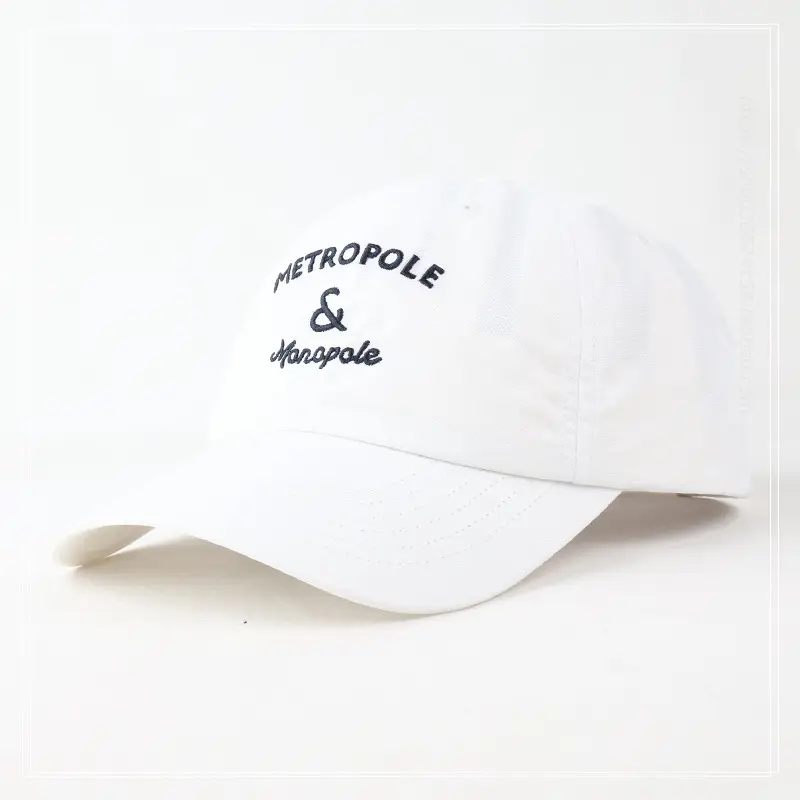 Men Purple Letter Baseball Cap Wide Brim — feature 1