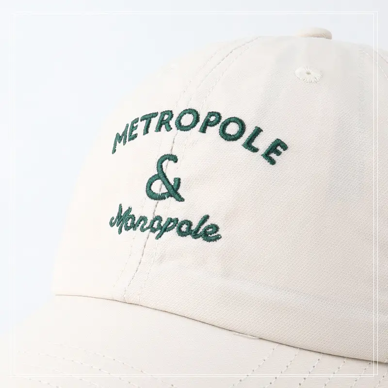 Men Purple Letter Baseball Cap Wide Brim — feature 15